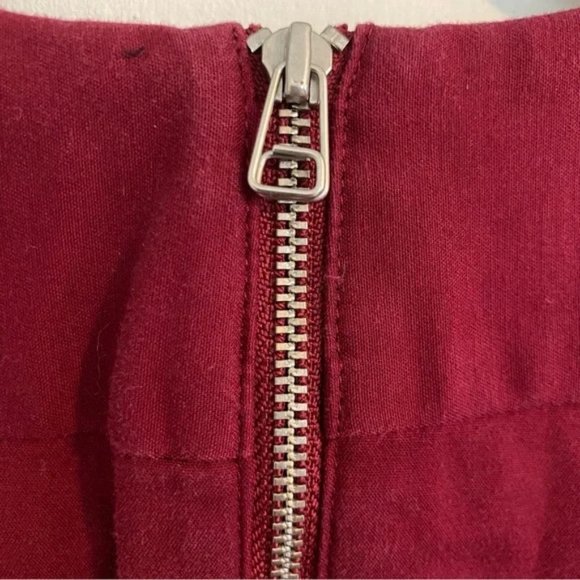 Gap - Berry V Neck Dress - Size 6 - Picture 5 of 6